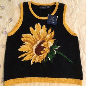 Hand Knit Women's Liz Claiborne Sweater New w Tags